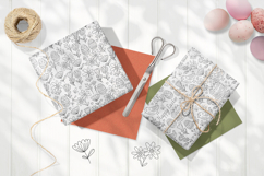 Easter Harmony Doodle Clipart and Seamless Patterns Product Image 14