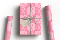 Breast Cancer Awareness Digital Paper | Pink Ribbon Pattern Product Image 6