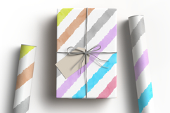 Watercolor Colorful Stripe Digital Paper Patterns Product Image 7