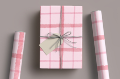 Watercolor Pink Stripe Digital Paper Patterns Product Image 8