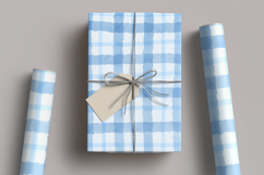 Watercolor Blue Stripes Digital Paper Patterns Product Image 8