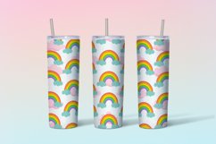 Rainbow Sublimation Wraps for Tumblers Canva Template Product Image 5