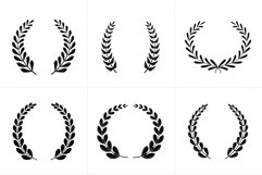 100 Hand Drawn Wreaths Brush Bundle Product Image 17