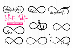 Infinity Tattoo SVG | Inspirational Quotes, Love, Family Product Image 1