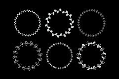 Plant Leaf Wreath Clip Art Set Product Image 2