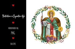 christening, vintage, religious, icon, communion, faith, sacrament, saviour, epiphany, christian, evangelical, orthodox, greek, art, saint, holy, king, baptism, confirmation, floral, religion, wreath, illustration, god, blessing, byzantine