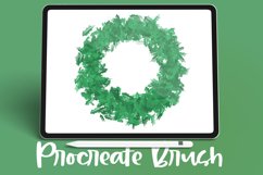 Wreath Maker Stacked Brush - Procreate Brush Product Image 1