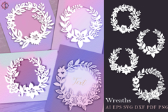 Floral Wreaths / SVG Product Image 1