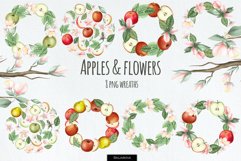 Apples and flowers wreaths Product Image 1