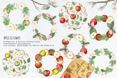 Apples and flowers wreaths Product Image 4