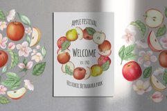 Apples and flowers wreaths Product Image 2