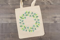 Wreaths frames patterns  leaves twigs