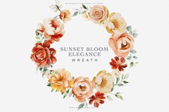 watercolor floral clipart collection Product Image 6