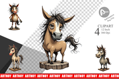 Wrecked Nutcracker Horse Clipart Product Image 1