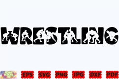Wrestling Design SVG | Wrestling SVG | Wrestling Mom SVG Product Image 2