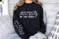 Write your own story be the hero Sleeve SVG Product Image 2