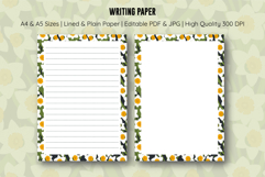 Daffodil Flower Letter Writing Paper | Writing paper Product Image 1