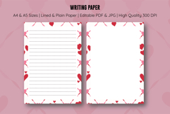 Heart Letter Writing Paper | Writing paper Product Image 1
