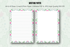 Folk Flower Letter Writing Paper | Writing paper Product Image 1