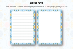 Folk Floral Letter Writing Paper | Writing paper Product Image 1
