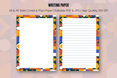Bauhaus Letter Writing Paper| Writing paper Product Image 1