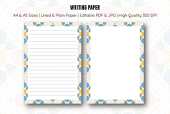 Folk Flower Letter Writing Paper | Writing paper Product Image 1