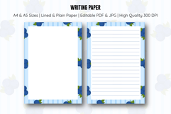 Blueberry Letter Writing Paper | Writing paper Product Image 1