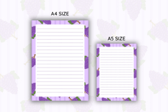 Grapes Letter Writing Paper | Writing paper Product Image 2