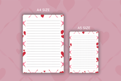 Heart Letter Writing Paper | Writing paper Product Image 2