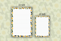 Daffodil Flower Letter Writing Paper | Writing paper Product Image 2