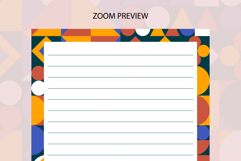 Bauhaus Letter Writing Paper| Writing paper Product Image 3