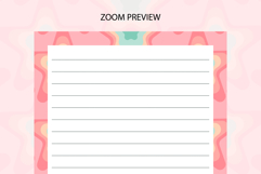 Pastel Stars Letter Writing Paper | Writing paper Product Image 3