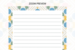 Folk Flower Letter Writing Paper | Writing paper Product Image 3