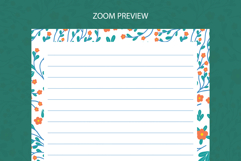 Floral Letter Writing Paper | Writing paper Product Image 3