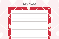 Heart Letter Writing Paper | Writing paper Product Image 3