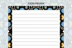 Folk Floral Letter Writing Paper | Writing paper Product Image 3