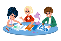 adventure writing stories hobby kid vector Product Image 1