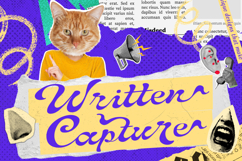 Written Capture Expressive Display Script Typeface Product Image 4