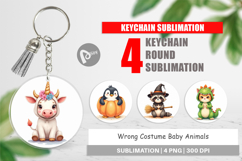 Keychain Wrong Costume Baby Animals Product Image 1