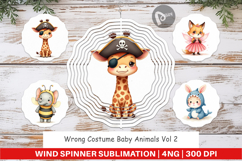Wind Spinner Wrong Costume Baby Animals Product Image 1