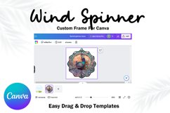Lotus Wind Spinner Canva Frame Mockup Template 9 Product Image 2