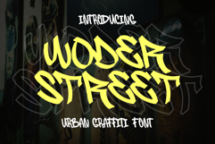 Woder Street - Urban Graffiti Font Product Image 1