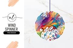 Colorful Abstract Paint Splatters with Rainbow Hues Product Image 1