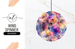 Colorful Abstract Floral Composition with Pink Purple Product Image 1