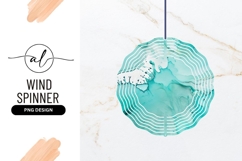 Abstract Teal Watercolor Texture with Splashes and Drips Product Image 1
