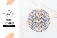 Pastel Braided Ribbons Pattern in Pink Yellow and Blue Product Image 1