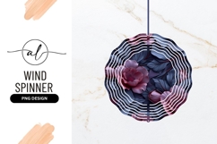 Floral Pattern with Pink and Blue Flowers and Leaves Product Image 1