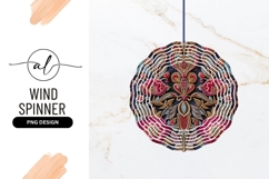 Intricate Floral Embroidery on Dark Fabric with Gold Pink Product Image 1
