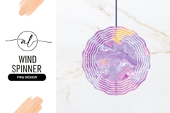Abstract Swirls of Purple Lavender Yellow and White Fluid Product Image 1