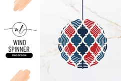 Round wind spinner png design Product Image 1